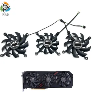 Pads Nieuwe 12V -koelventilator voor kleurrijke GTX 1650 1660 RTX 2060 Ultra OC Graphics Video Card Cooler Fan