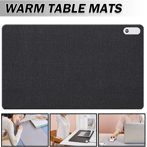Pads Nouveau 150W grand tapis de Table chaud USB tapis de souris chauffants Durable hiver main plus chaud tapis jeu clavier doux coussin