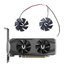 Pads Nieuw 45 mm GTX1650 GPU -ventilator T125010SU (B) DC 12V 0.32A 2PIN VOOR ZOTAC GAMING GEFORCE GTX 1650 Slim grafische kaartkoelventilator