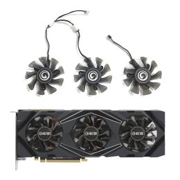 PADS NOUVEAU 75MM 4PIN DC 12V 03.36A RTX2080 TI EX GPU FAN POUR KFA2 GALAX GEFORCE RTX 2070 2080TI SG Edition Graphics Carte de refroidissement