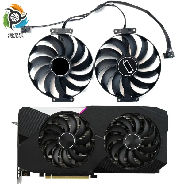 PADS NOUVEAU 95 mm T129215SU 12V 0,5A 6PIN RTX3070 3060TI Félière de refroidisseur de carte graphique pour ASUS GEFORCE RTX 3060 TI 3070 Double ventilateur OC