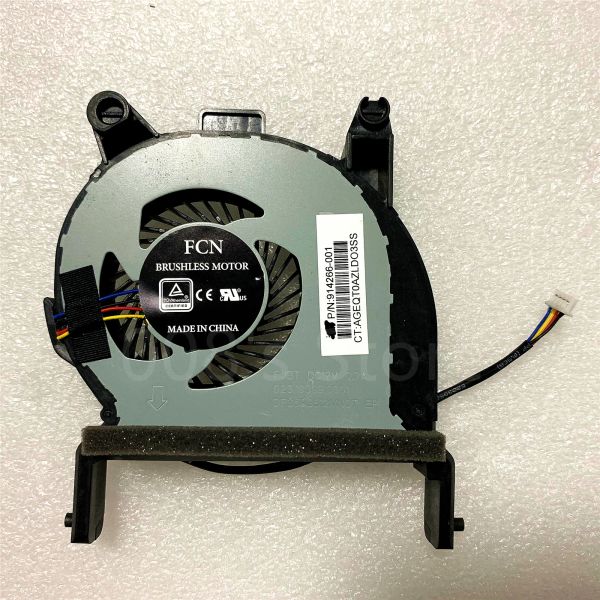 Pads Nuevo ventilador de enfriador de CPU para HP PRODESK MINI 600 400 G3 914266001 BUC0712HB00 CAU DFS593512MN0T FJBT 914266001 L52584001 Radiador