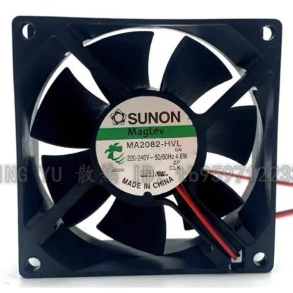 Pads Nouveau ventilateur de refroidisseur CPU pour Sunon MA2082HVL.GN 8025 8CM 220V / 240V 4.6W AC Ventilateur de refroidissement 80 * 80 * 25 mm