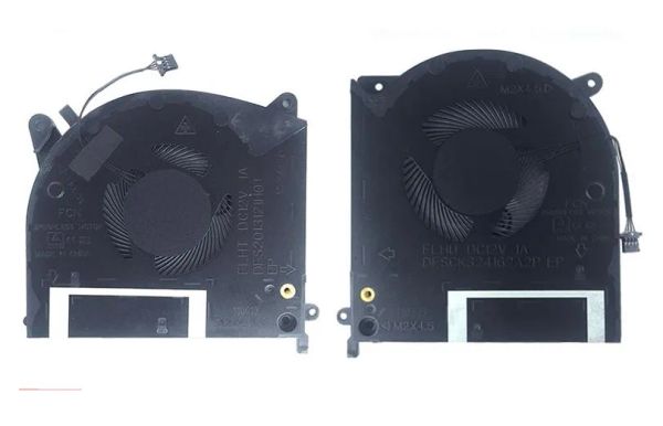 PADS NOUVEAU ventilateur de refroidissement du CPU pour Dell Alienware M15 R2 N18E X9FRW 0x9FRW DC 12V 1.0A DFSCK324162A2P FLHU DFS2013121H0T 5V 0.5AFLHT