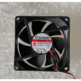 Pads Nieuwe CPU -fan voor Sunon ME80202V1000CA99 ME80202V1000CF99 8020 24V 1.54W Omvormer Koelventilator 80*80*20 mm