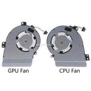 Pads Nieuwe CPU GPU -fan voor HP 15CS TPNQ208 Laptop CPU Koelventilator Koeler L40620001 L40619001 ND75C0718E19 ND75C0718E20