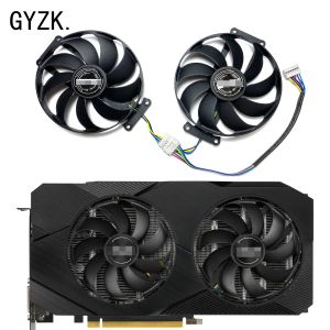 PADS NOUVEAU pour ASUS GEFORCE RTX2060 2060S 2070 GTX1660 1660S1660TI DUAL EVO OC V2 FAN DE SÉMANSE DE CARTE GRAPHIQUE FDC10H12S9C / T129215BU CARDE