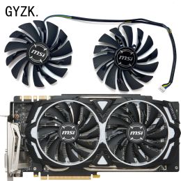 PADS NOUVEAU pour MSI GEFORCE GTX1060 1070 1070TI 1080 1080TI 6/8 Go Armure OC Fan de remplacement de la carte graphique PLD10010S12HH