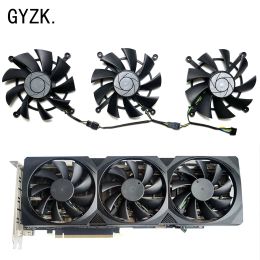 Almohadillas nuevas para Nvidia CMP 50HX 10GB GDDR6 Minería Tarjeta gráfica dedicada con ventilador de reemplazo de tarjeta gráfica HA9015H12SCZ