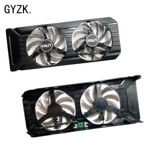 PADS NOUVEAU pour PALIT GEFORCE P106100 GTX1060 1070 1070TI 1080 Double panneau de ventilateur de remplacement de carte graphique avec ventilateur GA91S2U