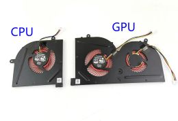 Pads Nouveau ventilateur de refroidissement authentique GPU + CPU pour MSI GS63VR GS73VR Stealth Pro BS5005HSU2L1 / U2F1