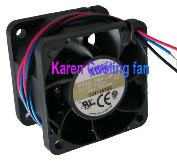 PADS NOUVEAU AVC ORIGINAL DB04028B12M 4028 12V 0.45A 3WIRE 40 * 40 * Fan de refroidissement de 28 mm