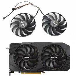 Pads NIEUW T129215SU DC 12V 0.5A RX5500XT GPU FAN VOOR ASUS DUAL RX 5500 XT EVO GRAFISCHE KAART KOEL VAN