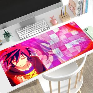 Pads No Game No Life Muismat Gamer XL HD Computer Grote muismat XXL muismat Zacht kantoor Antislip laptop Desktop muismat