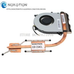 Pads Nokotion NMA841 Radiateur pour Lenovo IdeaPad 11015ACl CPU GPU Éventail de refroidissement Félineur de refroidisseur de chaleur Chauffeur