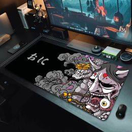 Pads Oni Grote Muismat XXL Laptop Notebook Matten Gamer Muismat Japan Gaming Muismat Grote Vergrendeling Rand Toetsenbord 1000x500mm Bureau Mat