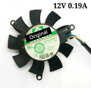 Pads Origineel 100% werkende MGT5012XRW10 DC12V 0.19A 4lines Diameter 45 mm Pitch 39 mm PWM voor grafische videokaartkoelventilator