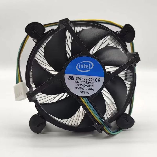 PADS Ventilateur de refroidissement d'origine pour Intel E97379001 E97379003 CORE I3 / I5 SOCKET 12V 0.60A 775 PIN 1150/1155/1156 Ventilateur CPU