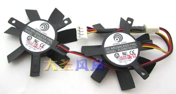 PADS ORIGINAL POUR MSI GT440 N440GT GT430 Graphics VIDEO VIDEOf Fan 1set PLD05010S12L 12V 0.1A