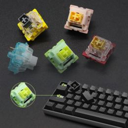 PADS OUTEMU Commutateurs de clavier mécanique 3pin Lube RVB Gaming MX Commutateurs silencieux Clicky Clicky Linear Tactile Lemon Panda Keyboard interrupteurs