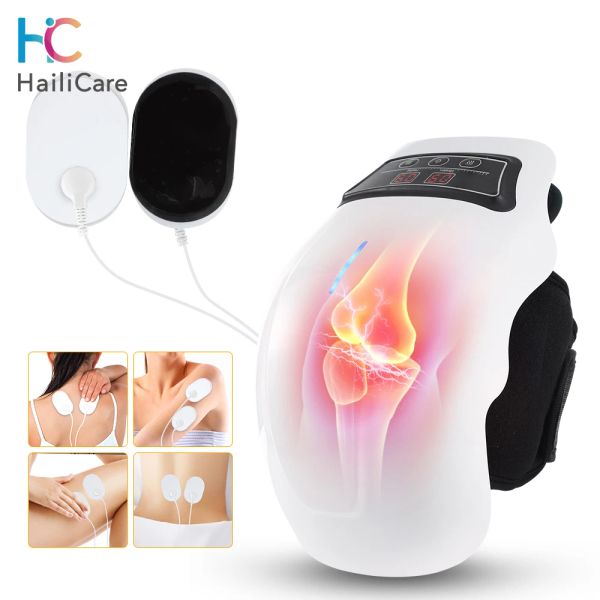 PADS Physiothérapie Hot Compress Electric Knee Massageur VIBRATION CHAUFFICATION MASSAGE MASAGE SOULAGE RHUMUMAME Thérapie laser