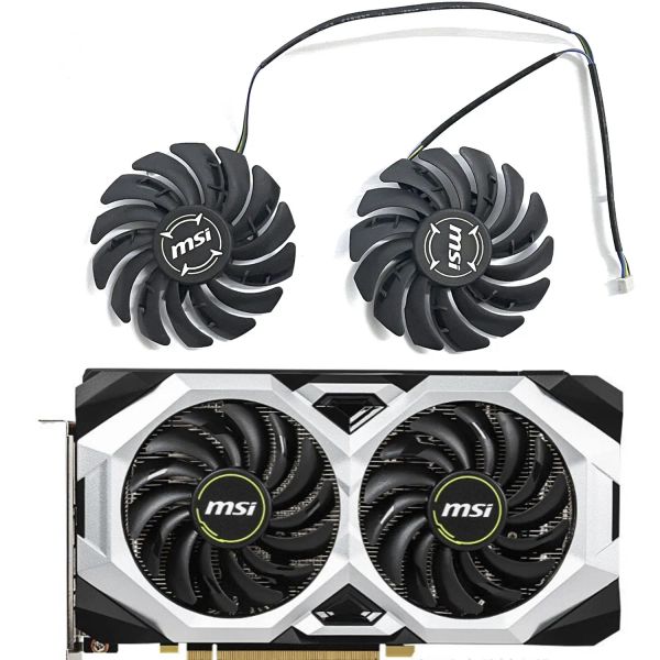 PADS PLD09210S12HH PLD09210B12HH 85MM 4PIN RTX2060 GPU FAN POUR MSI GEFORCE GTX 1660 Super 1660ti RTX 2060 Ventus XS OC Fan graphiques