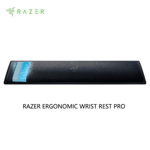 Pads Razer Ergonomic Qurist Rest Pro pour les claviers pleins de refroidissement Gel Infusé de base en caoutchouc antislip