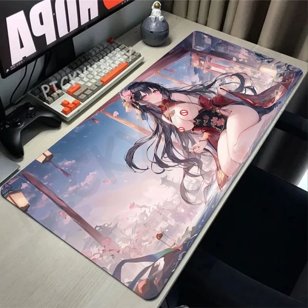 Alfombrillas para ratón de chica Sexy, alfombrillas para jugador de Anime, alfombrilla grande para ratón de juegos XXL, alfombrilla para teclado grande, alfombrilla de escritorio para ordenador y portátil