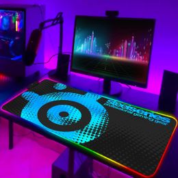 Pads SteelSeries Muismat Grote Muismat RGB Tafeltapijt Muis Computer Gaming Bureaumat Pc Gaming Led Mat Mausepad Tapijt Diy Bureaumat