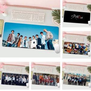 Tapis de souris Stray Kids Idol Kpop pour ordinateur portable, tapis de souris de jeu XL, grand clavier de joueur, PC, tapis de bureau, tablette, tapis de souris