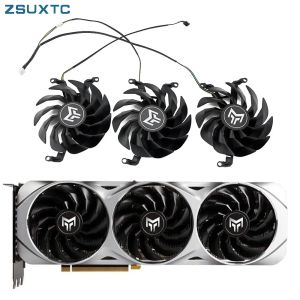 Pads T129215SU Grafische kaarten Fan RTX3080 RTX3060 RTX3070 voor Galax RTX 3060 3070 3070 3080 3090 Ti Metaltop Graphics Card Fans Koeling