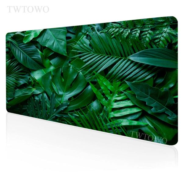 Tapis de souris Tropical Beach Palm Gaming XL HD, grand tapis de souris XXL, tapis de bureau antidérapant, tapis de souris d'ordinateur, tapis de Table