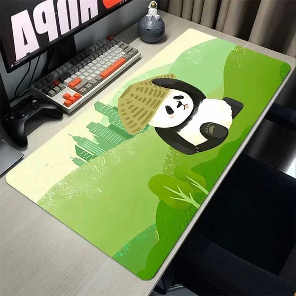 Pads RESTS DE MUBLITACIÓN Panda Desk Gamer Keyboard Carpeta Deseseantes de la computadora Juegos Gabinete Accesorios de juegos Mousepad Anime Mats Office XXL J0518