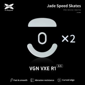 Almohadillas patines Xraypad Jade para patines ratón VGN/VXE Dragonfly R1 Xraypad Jade