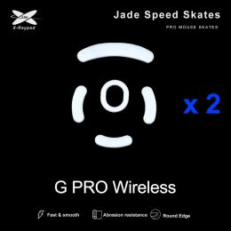 Patins Xraypad Jade patins de vitesse pour G Pro patins de souris sans fil Xraypad 2 ensembles