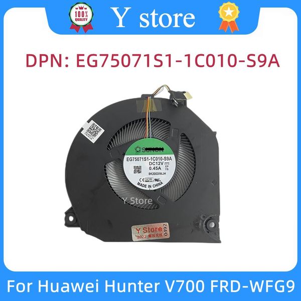 PADS Y Stockez le nouveau ventilateur de refroidissement du CPU Ututuk pour Huawei Hunter V700 FRDWFG9 WFD9 EG75071S11C010S9A Livraison gratuite