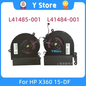 Pads y Sore Nieuw origineel voor HP X360 15DF Laptop Cooling Fan L41484001 L41485001 100% getest snel schip