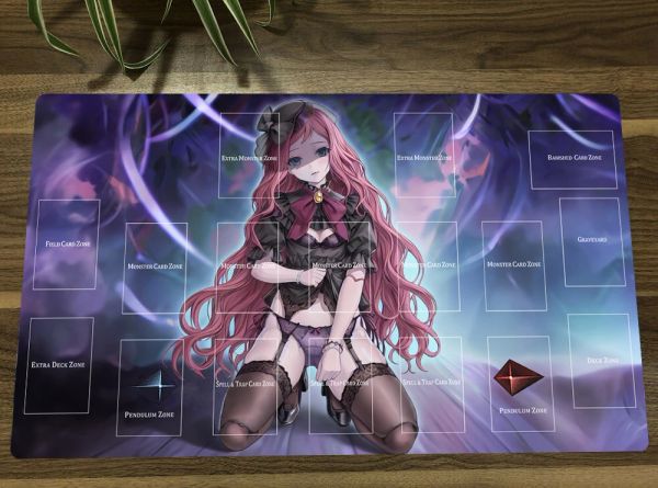 Pads Yugioh Gimmick Puppet Bisque Doll TCG CCG Mat Trading Carte de jeu Table Playmat Bure