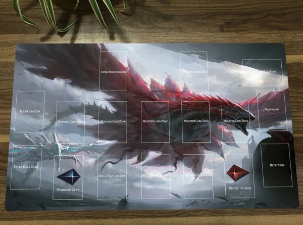 PADS YUGIOH Stardust Dragon Black Rose Dragon TCG CCG Mat Trading Card Mat Playmat Mouse Pad Desk Table Play Play Mat 60x35cm