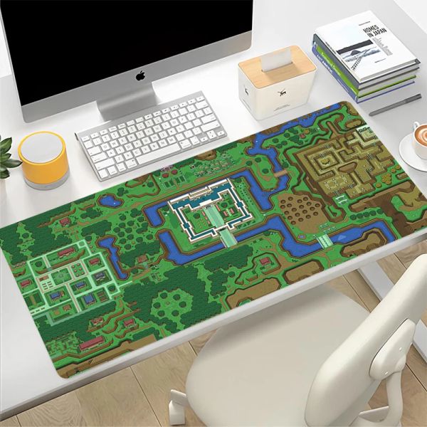 Pads Zeldas of Legends tapis de souris tapis de souris de jeu Anime haute qualité bureau Notbook tapis de bureau HD impression Padmouse jeux Pc Gamer tapis