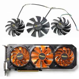 Pads Zotac GTX 770 780 780TI 980 AMP Edition Diy Graphics Card Cooling Fan