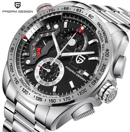 Pagani Design Vol roestvrij staal Chronograph Sport Watches Men Luxury Brand Quartz Watch Dive 30m Relogio Masculino Dropship8233702