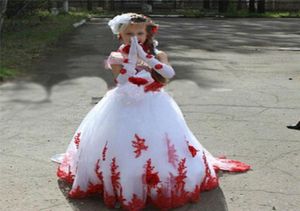 Optocht jurken meisjes baljurk formele kinderen bruidsmeisje prinses feest prom jurken borduurwerk strapless backless vloer lengte even3650142