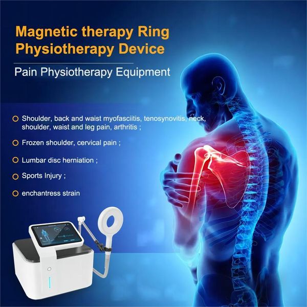 Traitement de la douleur Soulagement de la douleur Nouvelle thérapie magnétique de physiothérapie Super Transduction Ring Body Sculpting Magnetotherapy Machine