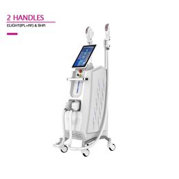 Máquina de depilación sin dolor IPL Elight Rf Láser Acné Tratamiento de estiramiento de la piel E-Light Terapia vascular Dispositivo de eliminación de pigmentación