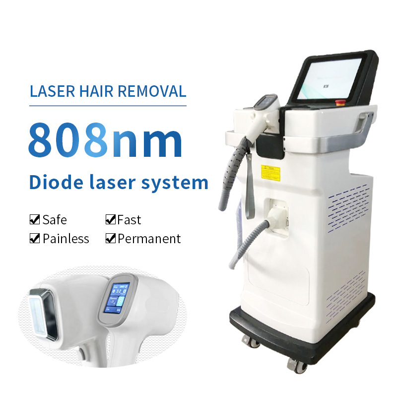 Painless 755nm 808nm 1064nm Laser Hair Removal Machine Diode Epilator Skin Rejuvenation Device for Salon Use
