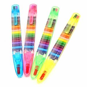 Verf tekening crayon pen 20 kleuren kinderen diy graffiti potlood kinderen kunst levert schilderij tool educatief speelgoed wj068