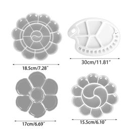 Palettes de plateau de peinture pour enfants palette de peinture en plastique pour adultes