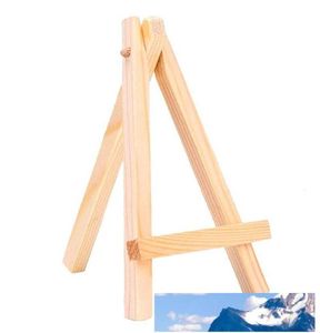 Schilderen Mini kleine onafgemaakte houten kunstenaar Easel Picture Holder statief standPostCard Display Frame Bureau Decor Crafts Factory 9444608