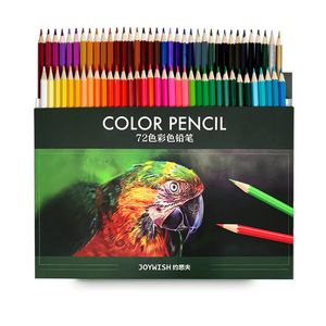 Painting Pens 121824364872 couleurs crayons De couleur en bois Lapis De Cor artiste peinture huile couleur crayon école dessin croquis Art fournitures 231023